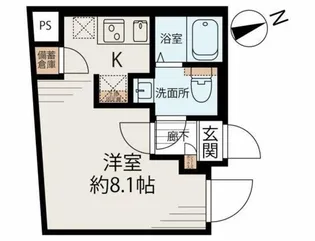 アルファ早宮【3階】の間取り