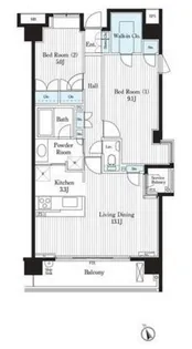 ガーディアン ケンズ【4階】の間取り