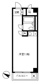 東京都港区赤坂7【マンション】の間取り