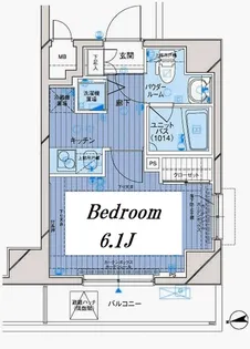 メインステージ大山【4階】の間取り