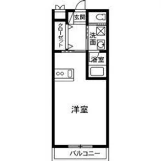 みやまマンションII【1階】の間取り