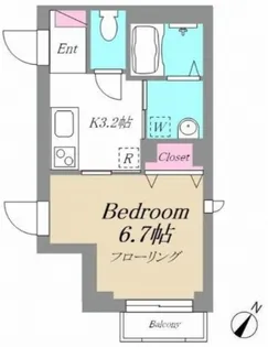 太陽コート【3階】の間取り