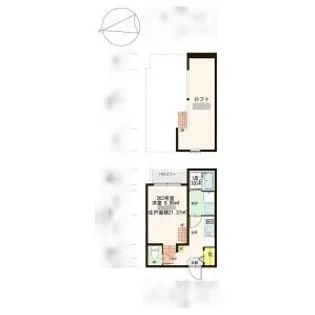 ソレイユ仙台【2階】の間取り