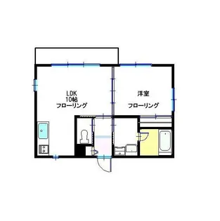 ラッフルズ奥沢【2階】の間取り