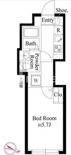 グランパセオ祐天寺ウエスト【4階】の間取り