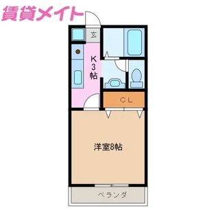 第七アーバンハイツ【1階】の間取り