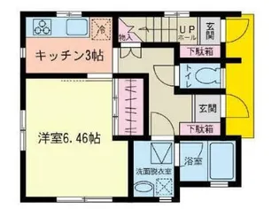 レジデンス大森【1階】の間取り