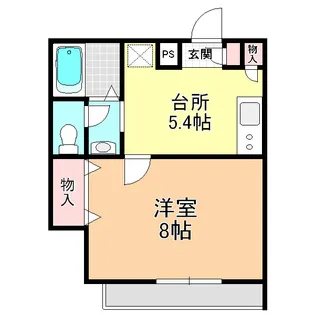 メゾンさくら【2階】の間取り