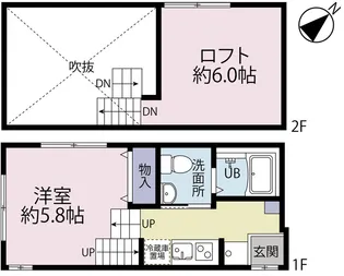 Chalet新検見川【1階】の間取り