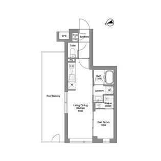 ORME COURT YOTSUYA【4階】の間取り