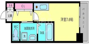 FUEGENKI玉造【4階】の間取り