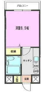 第二かきの木マンション【4階】の間取り