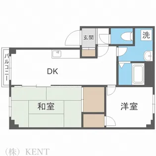 大友パークマンション【2階】の間取り