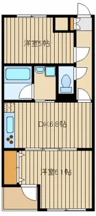 ドエルエクシア【2階】の間取り