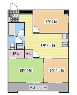 クリーンビル【5階】の間取り