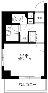 スカイコート日本橋人形町第2【5階】の間取り