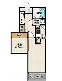 ベリー箱崎【1階】の間取り