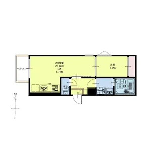 REGALEST太子堂駅前【3階】の間取り