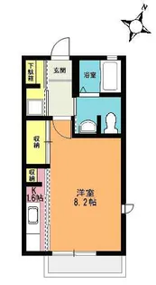 【SHM】フォレスタ デュエ【2階】の間取り