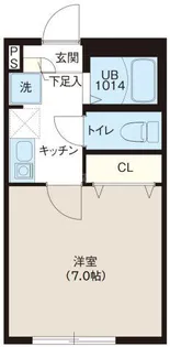 レピュア蓮根レジデンスII【4階】の間取り