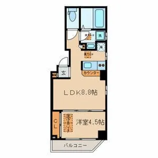 ラヴァンス【3階】の間取り