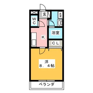 エクシブII【1階】の間取り