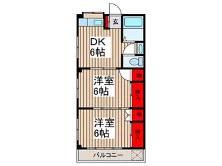 コーポ五月【3階】の間取り