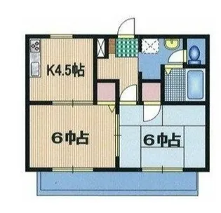 ウエストコート【1階】の間取り