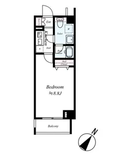 グラントゥルース押上【5階】の間取り