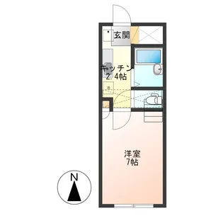 マウンテンセブン【1階】の間取り