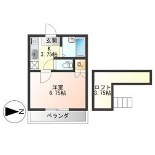 ネクステージ西川田第5【2階】の間取り