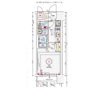 ザ・ウエストマークシティプレミアム【11階】の間取り