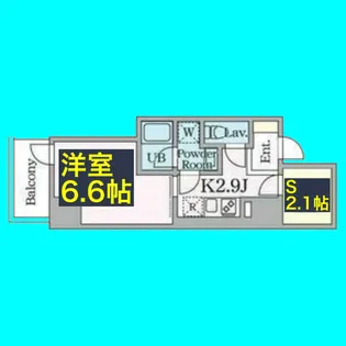 E-city大須【7階】の間取り