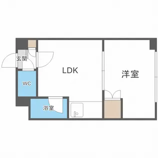 サニープレイス北21東12【2階】の間取り