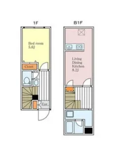 サンセリテ南麻布【1階】の間取り