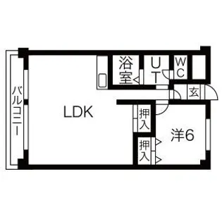 リリカルホリエ【3階】の間取り
