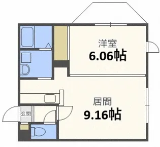 ステーションフロントひばりが丘【2階】の間取り
