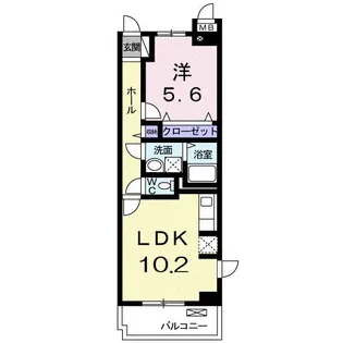 プラシード・レジデンス 鎌倉【2階】の間取り