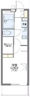 レオパレス流通元町【3階】の間取り