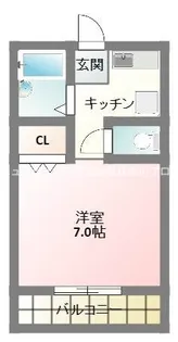 ハイツ蔵【1階】の間取り