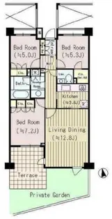 パーク・ハイム荻窪二丁目【1階】の間取り