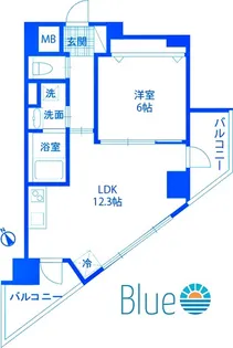 グレイシャスK鵠沼【3階】の間取り