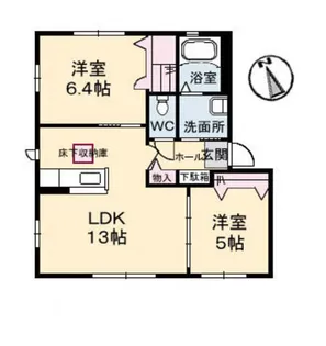 ジョワ・ファミーユ【1階】の間取り