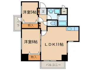 大成レジデンス白壁【7階】の間取り