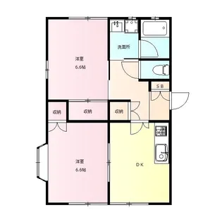 カーサ・セレーノ【2階】の間取り