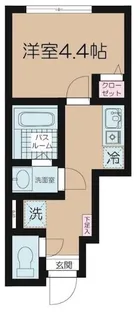 NSGATE元住吉【1階】の間取り