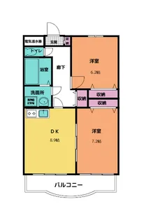 センチュリーマンションK【3階】の間取り