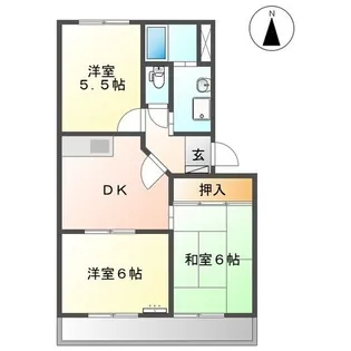 サンシャイン石敷【2階】の間取り