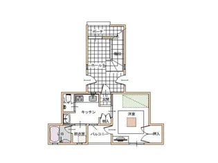 コミンニョロの家【1階】の間取り