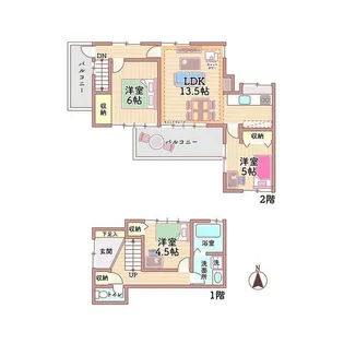 コパン中田東の間取り